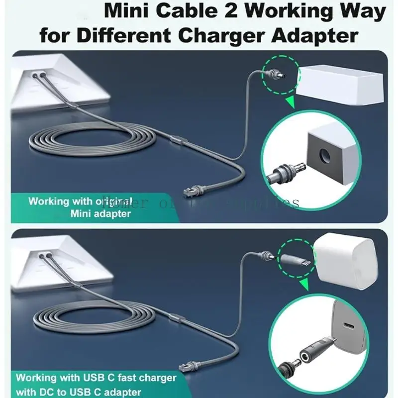 K43B Integrated Networking And Electricity Cable USB C Charging + RJ45 Ethernet Cord 16Ft For Industrial Applications