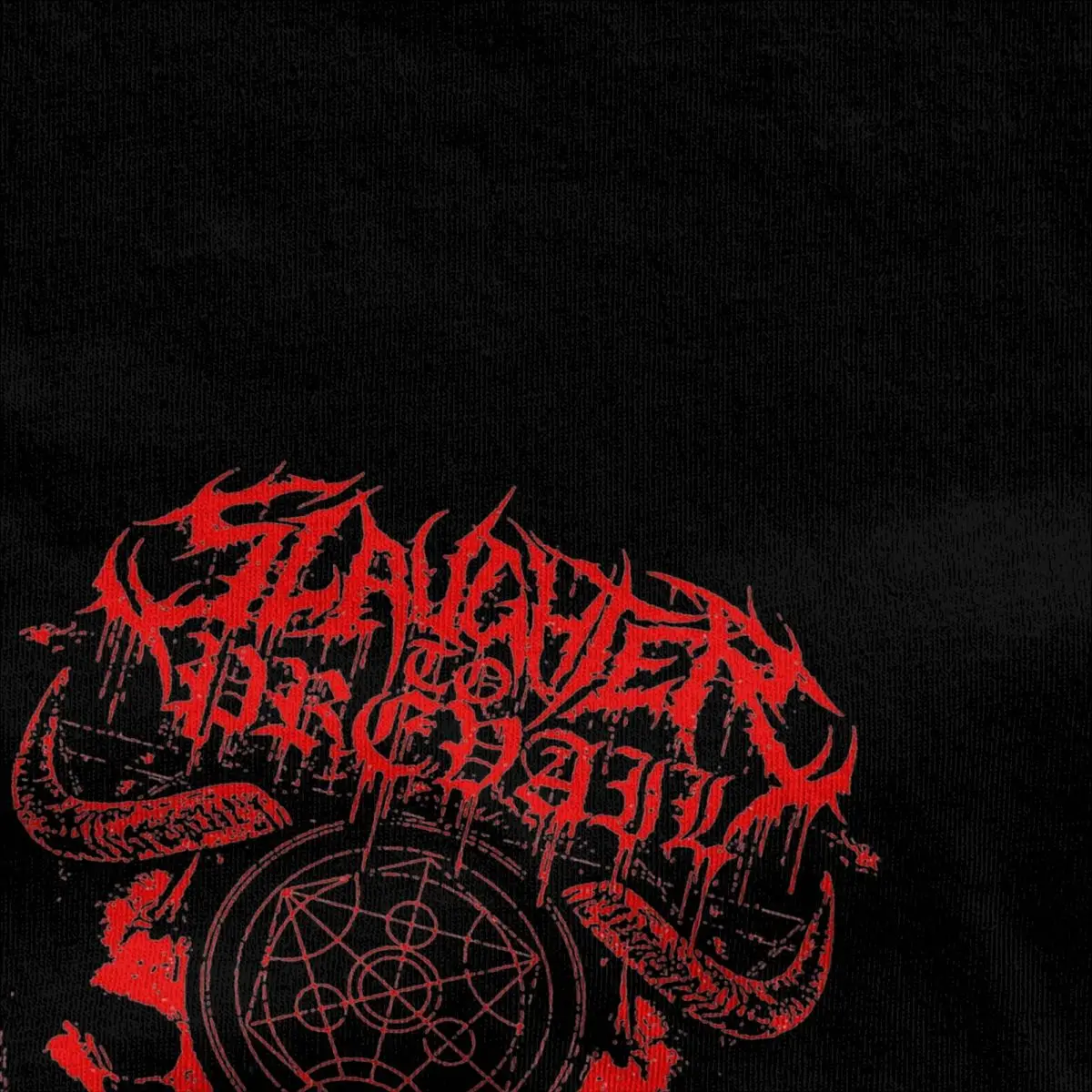 Retro Slaughter To Prevail Band Shirts Men Women Heavy Metal Deathcore Crazy Pure Cotton T Shirt Round Neck Short Sleeve Clothes