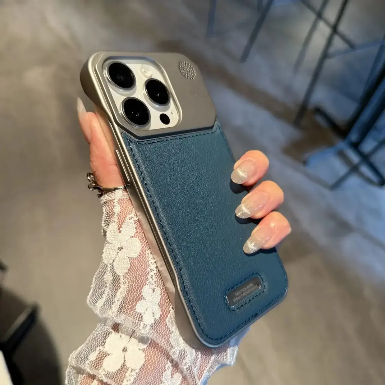 Business-Aromatherapie-Ledertasche für iPhone 17, Air 16, 15, 14 Plus, 13, 12, 11 Pro Max, für Magsafe, magnetische rahmenlose Rüstungsabdeckung