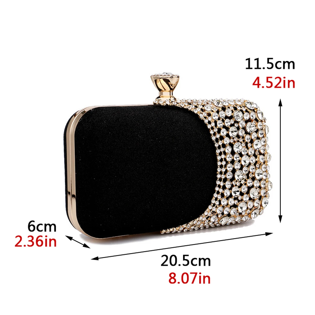 Hollow Out Fashion Women Evening Bags With Diamonds Shoulder Chain Handbags Wedding Bridal Female Purse Sequined Holder