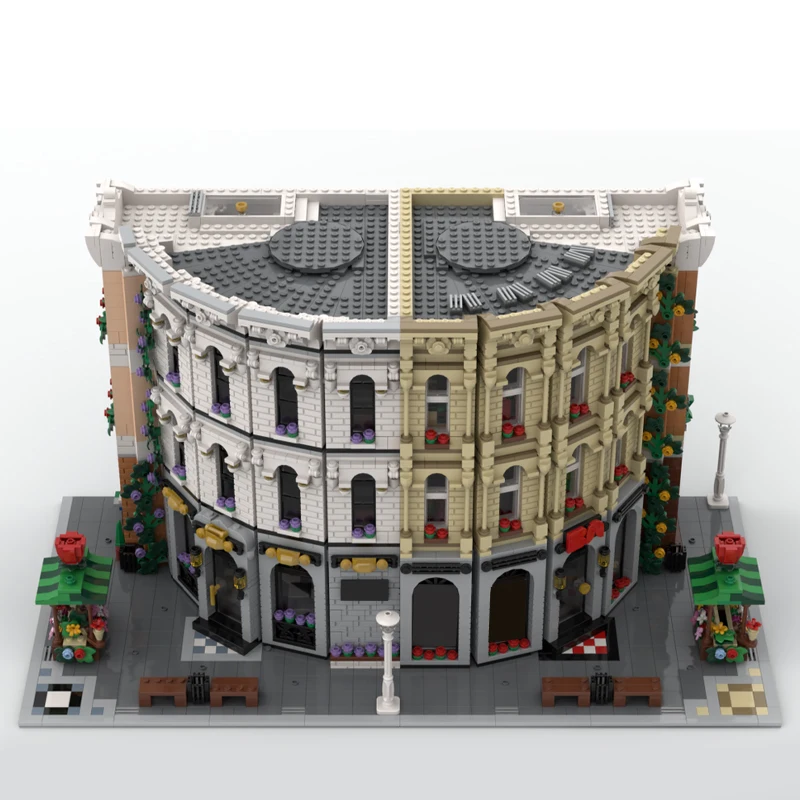 ชุดตัวต่อโมดูลาร์แบบปรับแต่งได้ 2638 ชิ้น ชุดวิศวกรรมเมือง ของเล่นเด็ก ชุดประกอบโมเดลเทคโนโลยี DIY ของขวัญวันหยุดสำหรับเด็กผู้ชาย