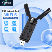 1800Mbps WiFi 6 USB Adapter Dual Band 2.4G/5Ghz Wi-Fi Dongle 802.11AX Powerful Antenna Wireless Receiver For PC/Laptop Win 10/11