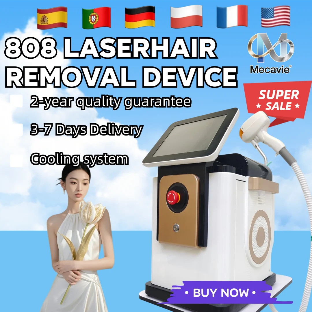 

4000w 4 Waves 808nm Portable Soprano Titanium Ice Laser Hair Removal Device 2025 Diode Ice Titanium Painless Permanent