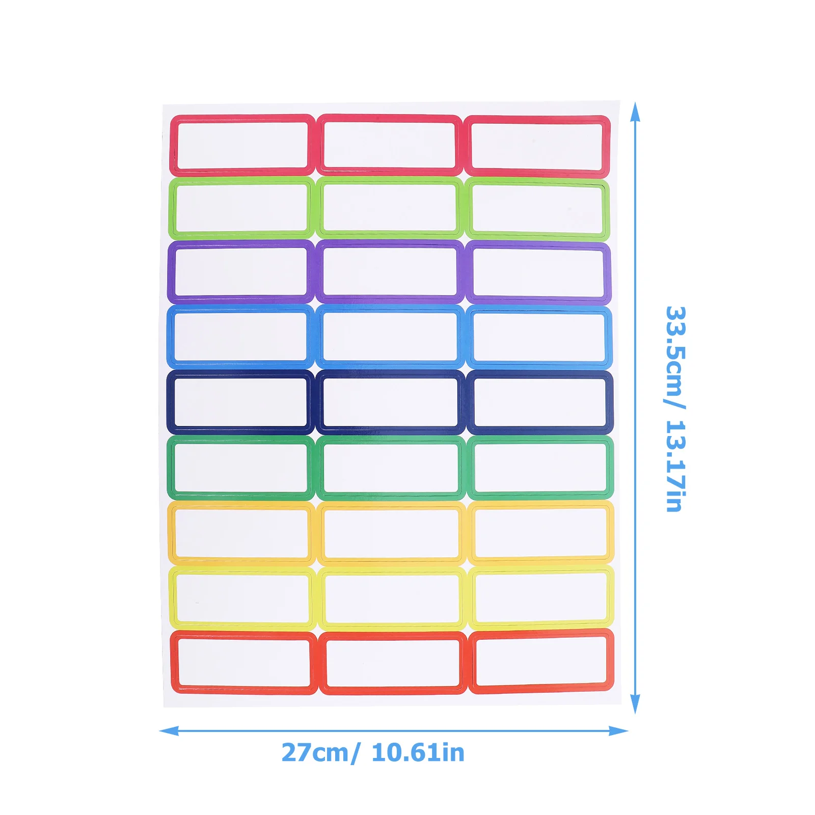 27 Pcs Office Name Tag Sticker Blank Tags Small Label Stickers Gift Notes Adhesive Labels Classified Marking