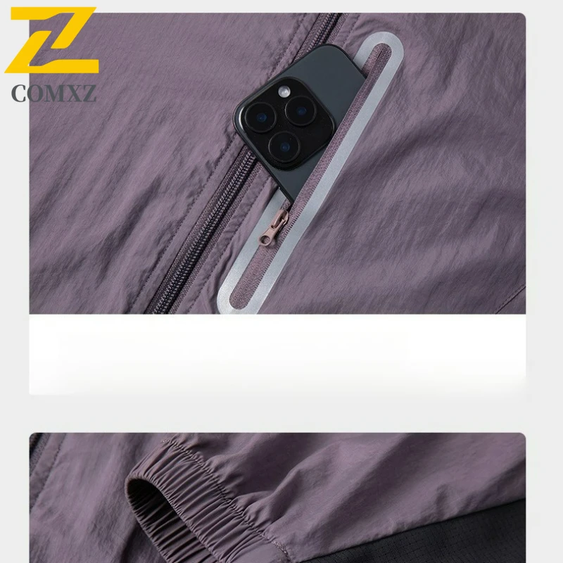 Men's Windshield Jackets Summer 2025 Trendy Ice Silk Thin Comfortable UV Sunscreen Windbreaker Women Casual Fishing Riding Coat