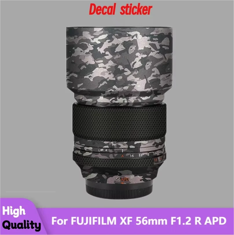

Для FUJIFILM XF 56 мм F1.2 R APD наклейка на объектив защитная наклейка на кожу виниловая пленка защитная пленка от царапин XF56 F1.2R PAD