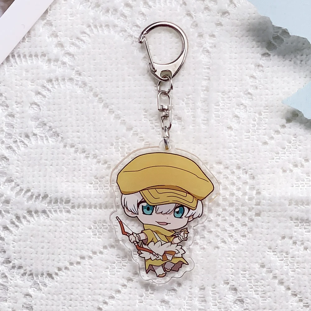 1/6PCS Anime Characters Dr. STONE Acrylic Keychain Accessories Keyrings Friends Gifts Funny Cartoon​ Bag Charms Backpack Pendant image 6