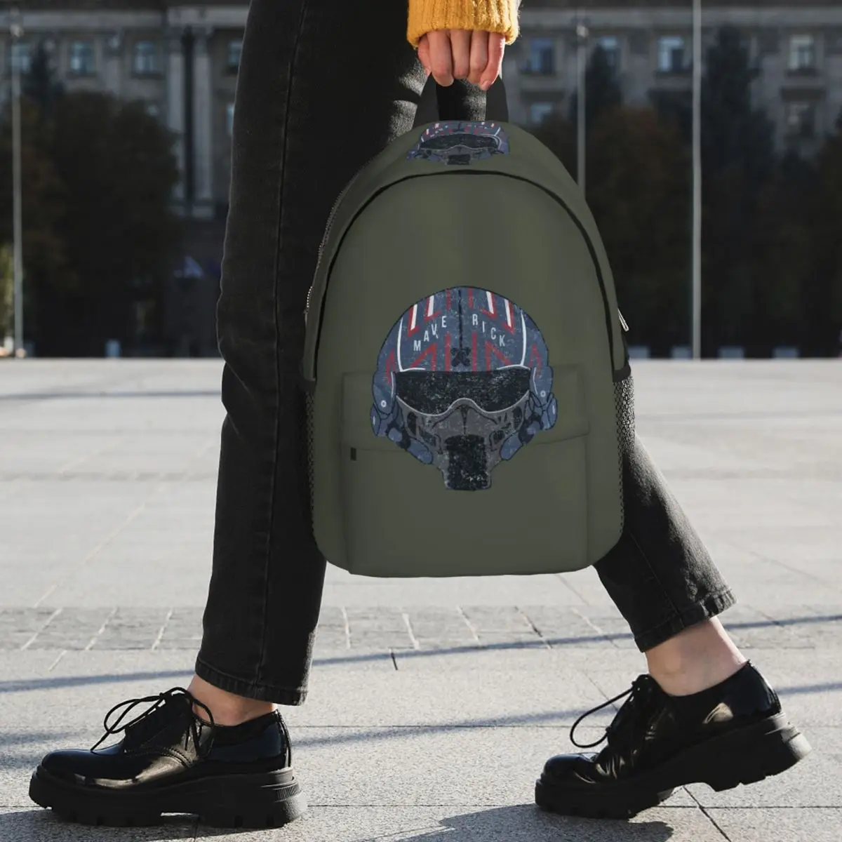 Steampunk Pilot Air Fighter Helmet Backpack Student BookBag Children School Bag Computer Shoulder Bags for Men Women
