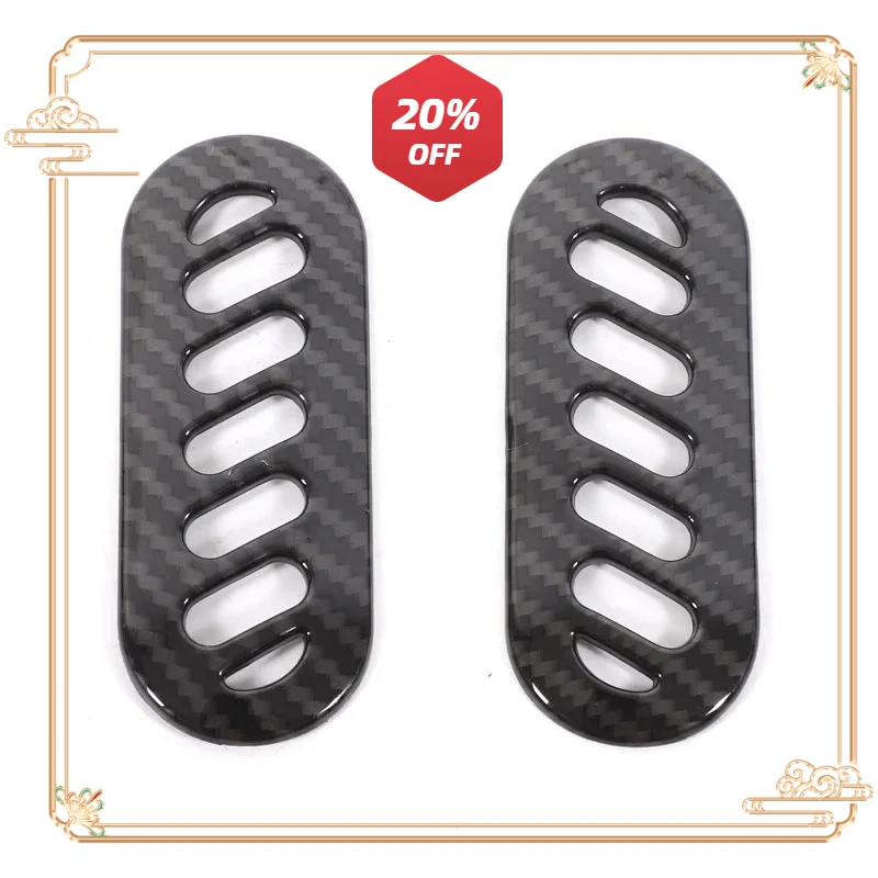 

ABS Carbon Fiber Car A-Pillar Air Outlet Frame Cover Trim For Chevrolet Corvette C5 1998-2004 Interior Car Accessories