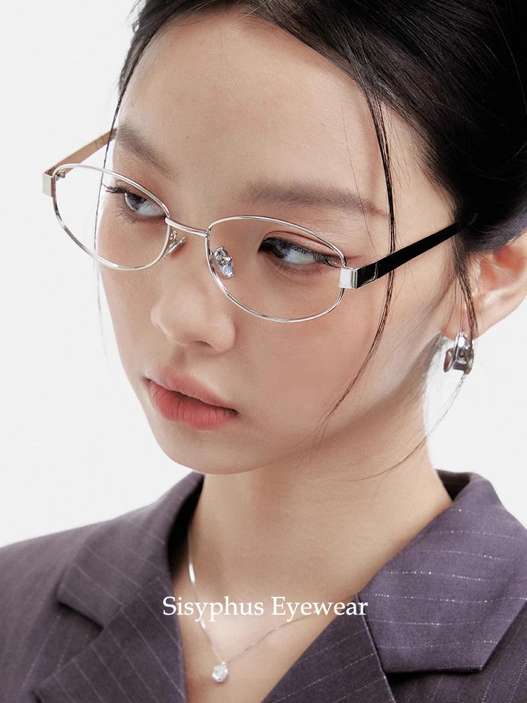 Sisyphus Eyewear Old Money Style Luxury Optical Frame Popular Computer Glasses Ultra-Light Can Be Equipped with Prescription Glasses