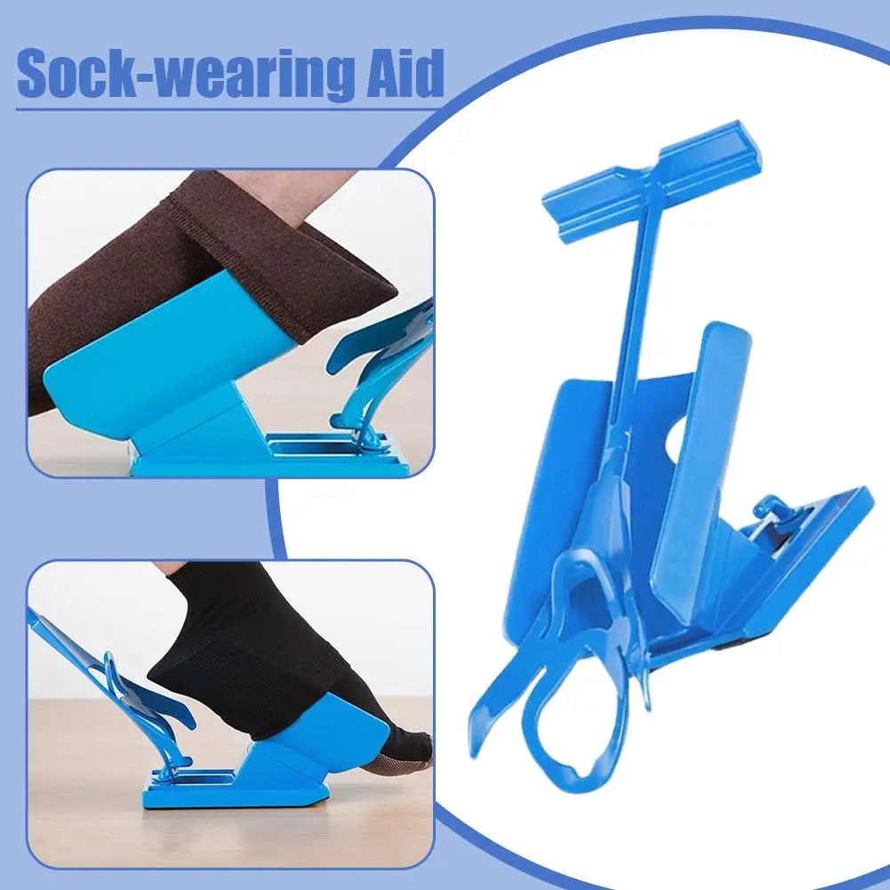 

1/2PC Flexible Sock Stocking Aid Injuries Supplies Elderly Helper Wearing Sock Aids Unique Cradle Design Portable Plastic System