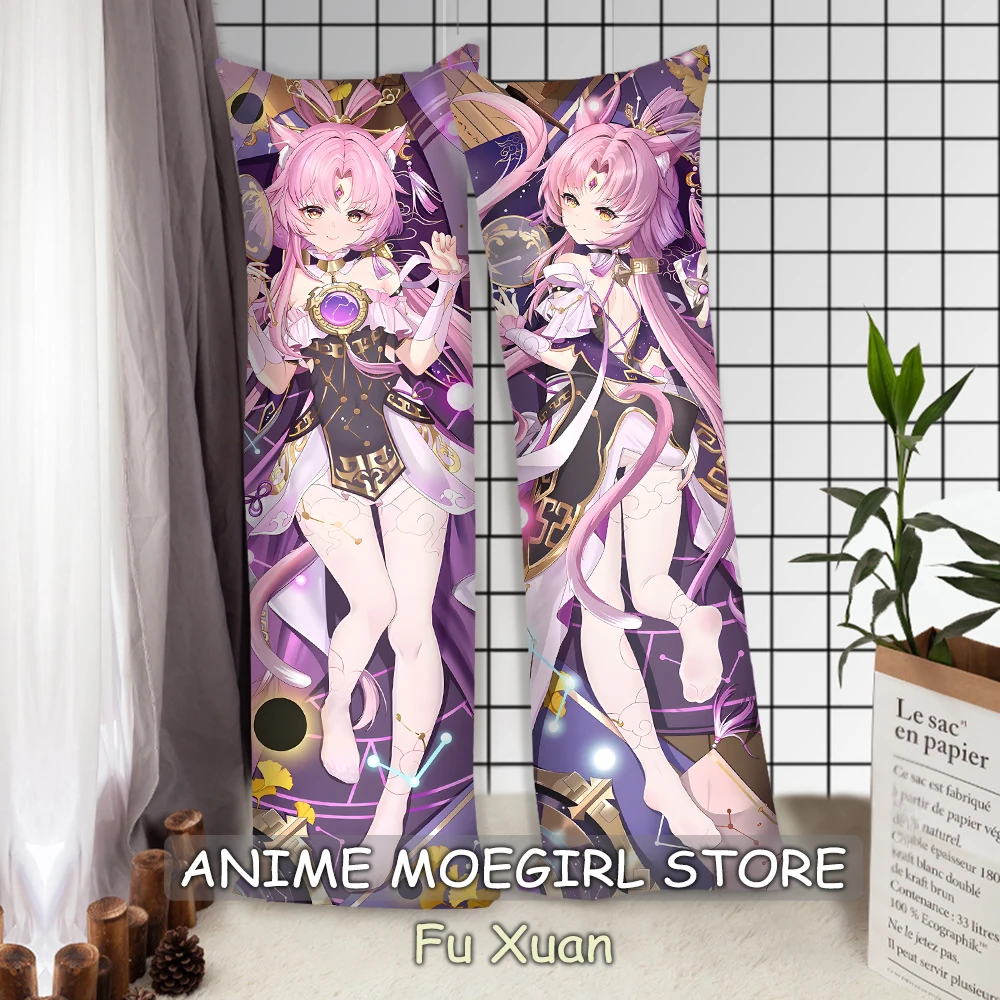 Dakimakura Anime Fu Xuan Fullboby Pillowcase Scaramouche Game Honkai Star Rail Fu Xuan Decor Cushion Covers Bedding Pillowcases