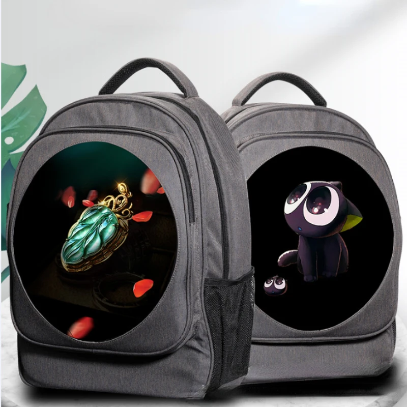 32CM 3D Hologram Fan Projector Commercial Advertising Projector Light Display Holographic Desktop LED Display Fan Backpack