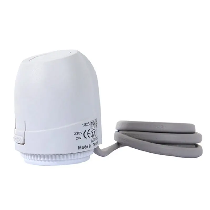 ABRU-10X صمام التدفئة الأرضية NC التيار المتناوب 230 فولت المحرك الحراري الكهربائي المنوع لترموستات التدفئة تحت الأرضية