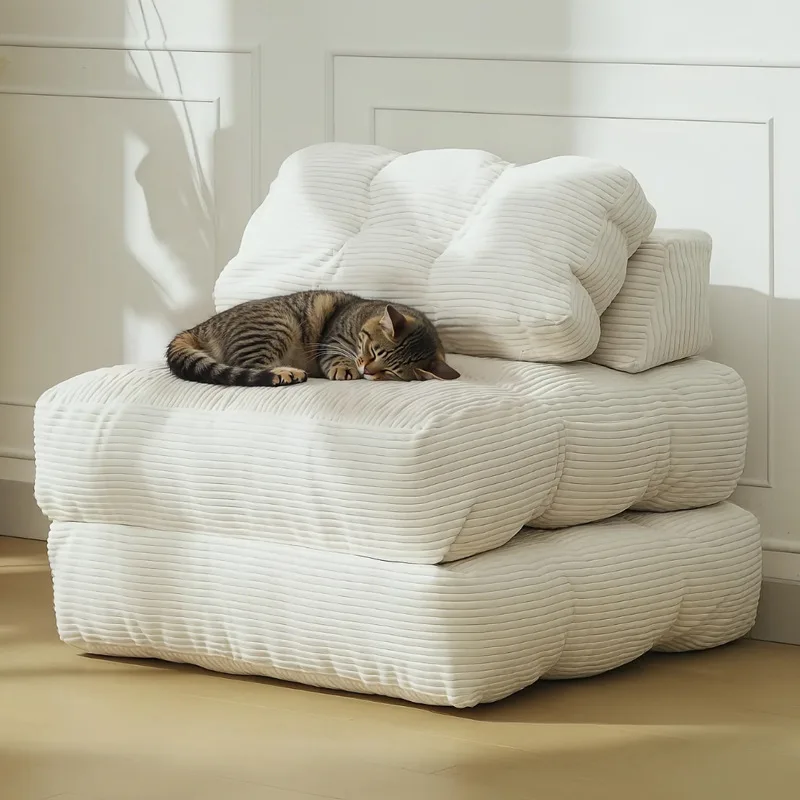 

Compact Folding Sofa Bed,Single Size Compression Couch for Small Spaces,Portable Foldable Lounge Chair,Space-Saving Sofa