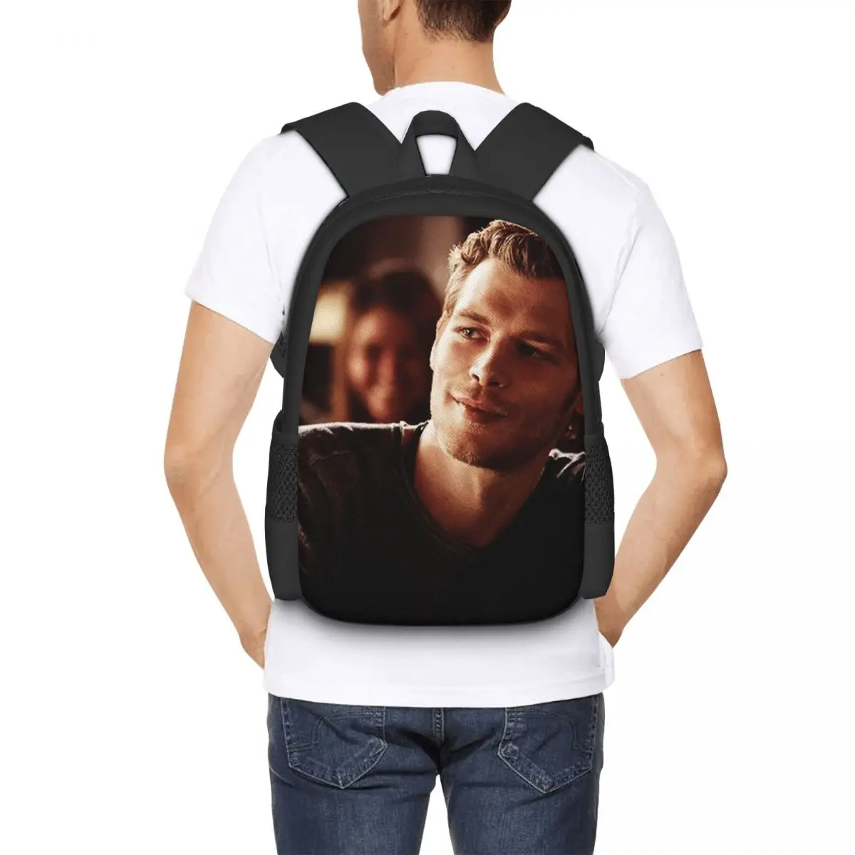 

Klaus Mikaelson Student Backpack School Bag Hiking Travel Daypack for Men Women Fashion Bookbag Shoulder Bags