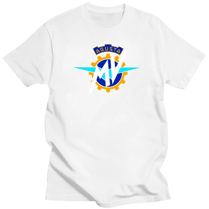 Летняя Повседневная футболка Mv Agusta Brutale с логотипом итальянского мотоцикла и велосипеда, цвет черный Летняя Повседневная футболка Mv Agusta Brutale с логотипом итальянского мотоцикла и велосипеда, цвет черный