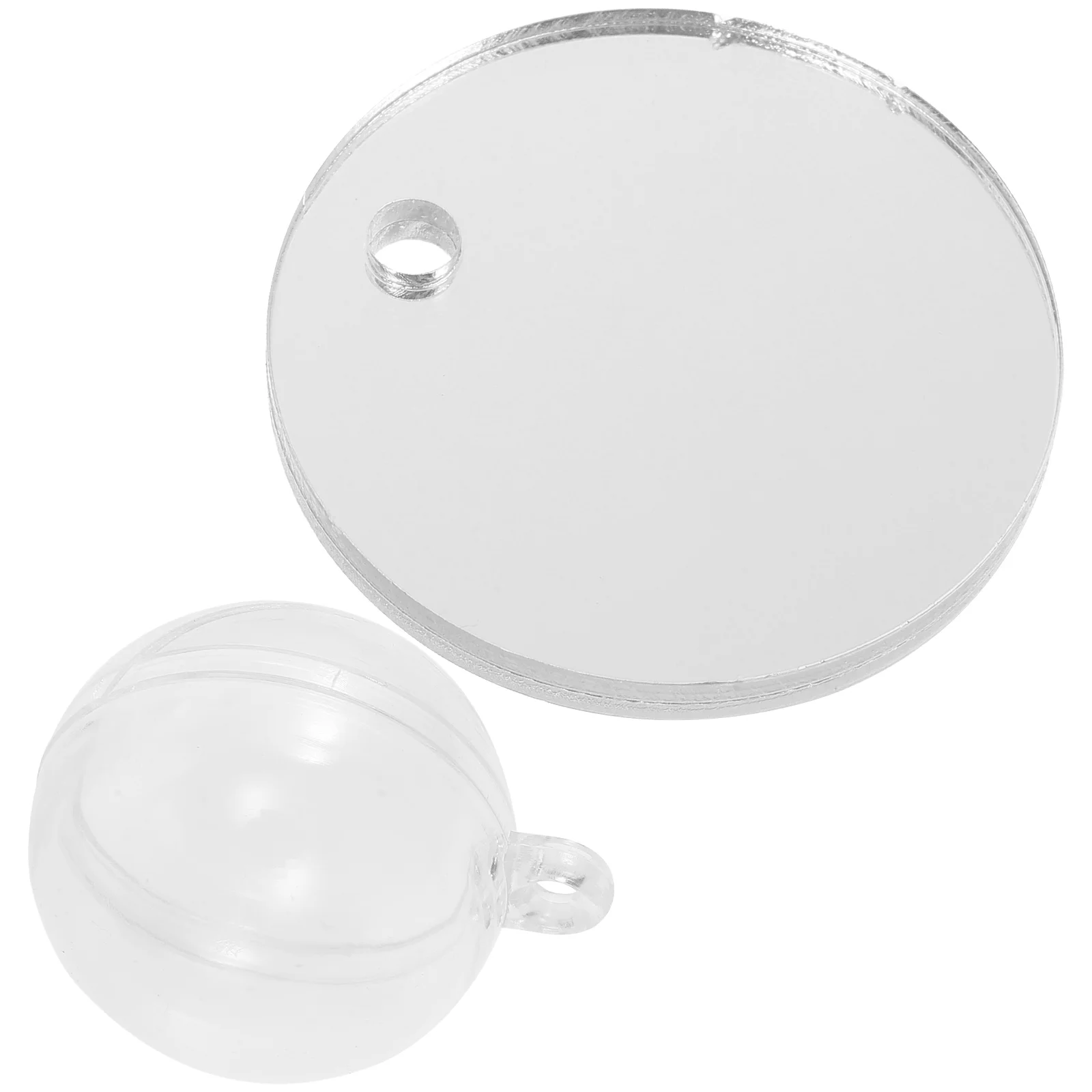 

1 set Acrylic Safe Decorative Fish Tank For Fresh Salt Water Betta Training Double Side Floating Mirror Betta Tank Decor