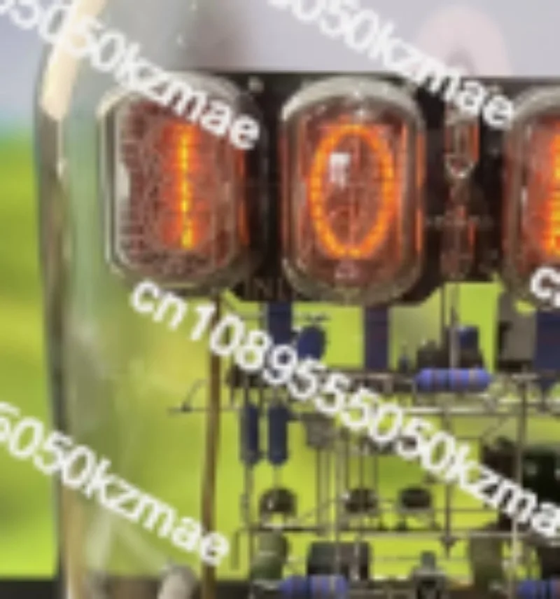 

IN-12 IN12 Nixie Tube Clock DIY Kit Vintage Glow Display with Manual Backing Board