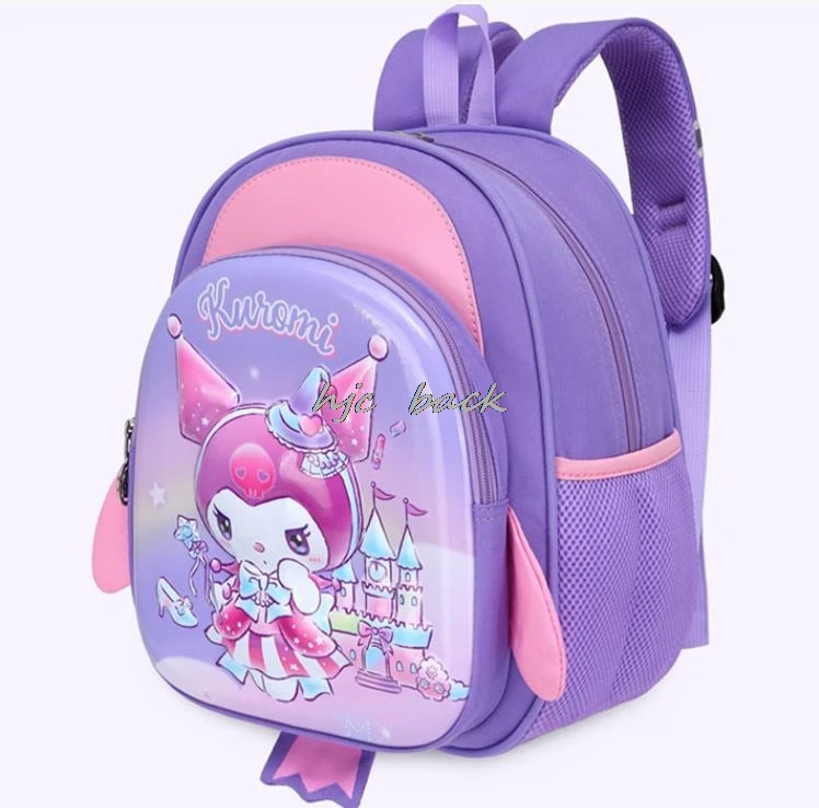 Lovely Kuromi Melody Girls 1-6 Years Old Kids Backpacks Cartoon School Backpack Kids Kindergarten Small School Bag Cute Backpack