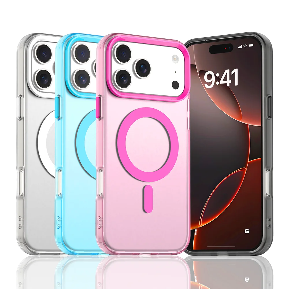 Für Magsafe Frosted Clear Handyhülle für Apple iPhone 11 12 13 14 15 16 17 Air Pro Max Plus Slim Schutzhülle Candy Magnetic Cover