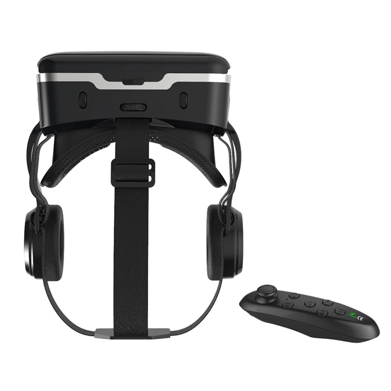 VR SHINECON G04E 3D VR-очки гарнитура с наушниками для смартфонов Android IOS 4,7-6,0 дюймов