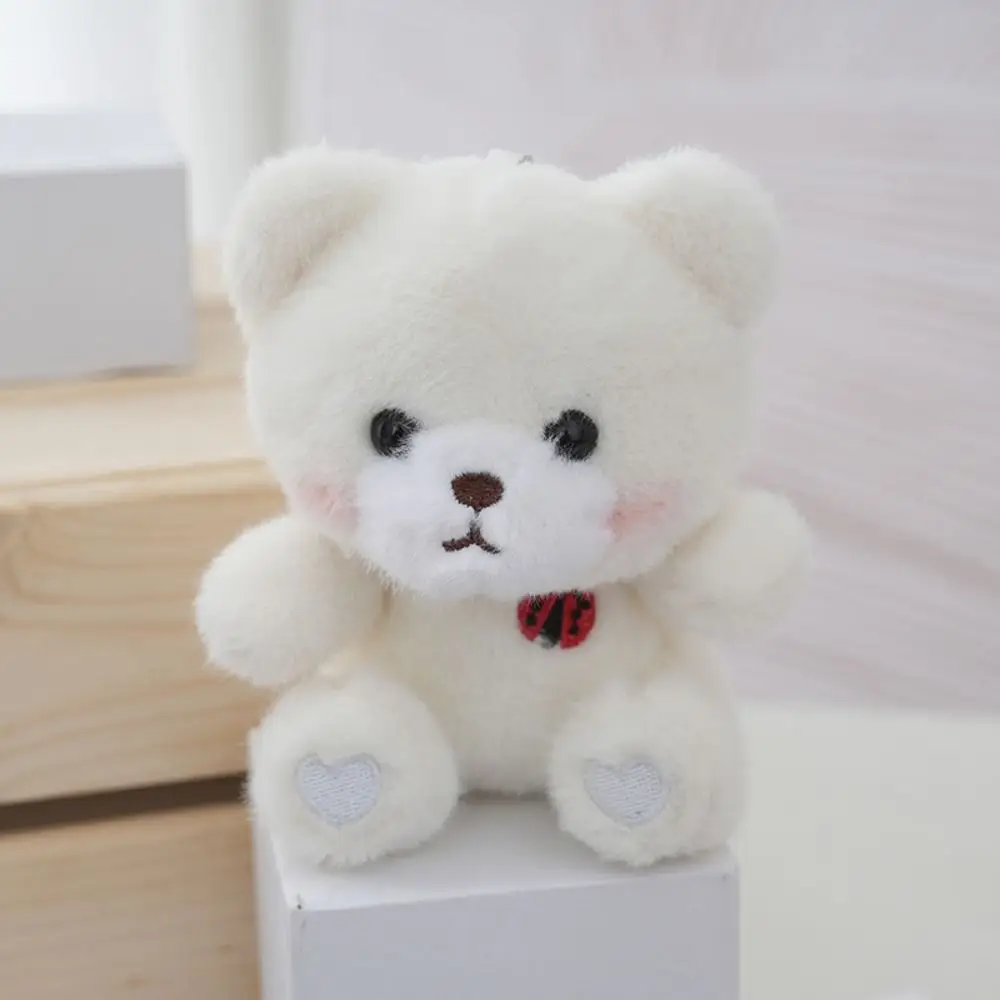 

Stuffed Animals Plush Little Bear keychain Plush Doll Couple Toy Plush Bear Sitting Doll 13Cm Soft Bear Bag Pendant