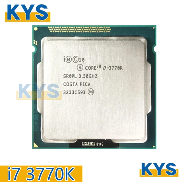 Intel Core For I7-3770K The i7 3770K 3.5GHz features a quad-core CPU  processor 8M 77W LGA 1155 - AliExpress