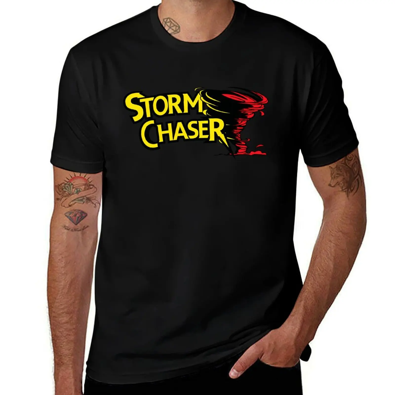 Storm Chaser T-Shirt Fashion Simple Casual Tee Shirt T-Shirt