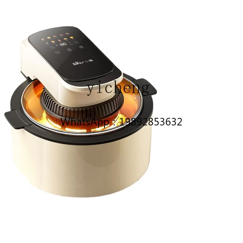 S1  air fryer 5L visual no-turn-over household electric fryer oven multi-function