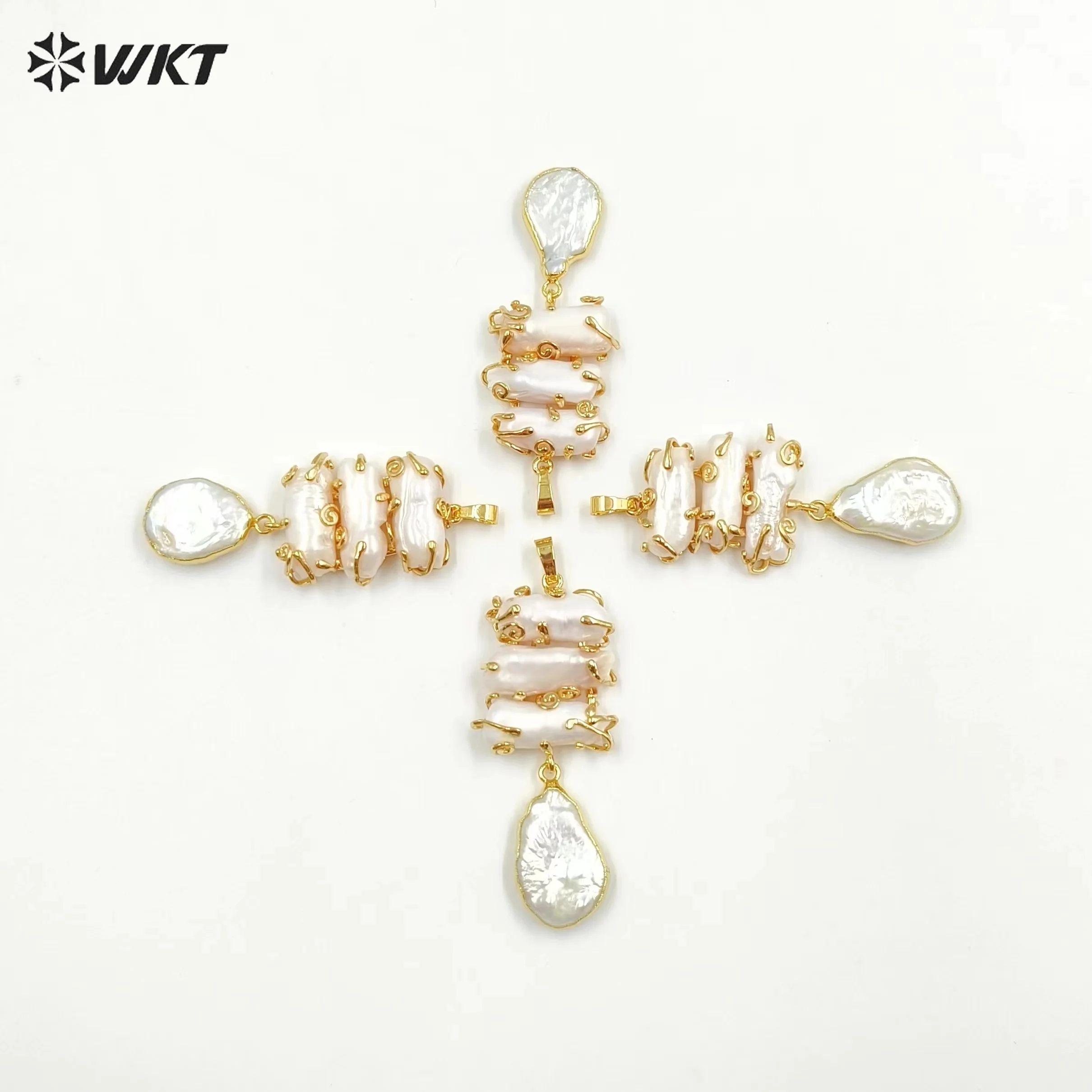 WT-JP353  WKT 2023 Fashion Style Freshwater Pearl Retro Pendant Women Jewelry NEW Accessory Gifts For Party Women Supplies