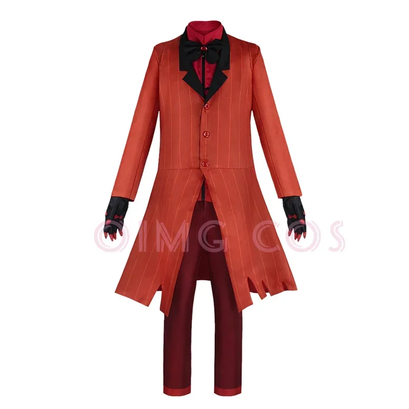 Angel Dust Hazbin Cosplay Uniform Costume Men's Suit Halloween Costumes