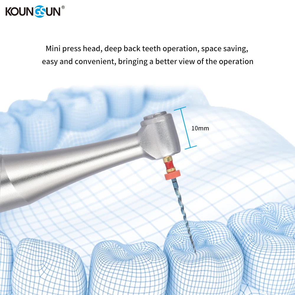 Endomotor Head 16:1 Contra Angle Rotary Niti Files Machine Use Endodontics Root Canal Dental Equipment