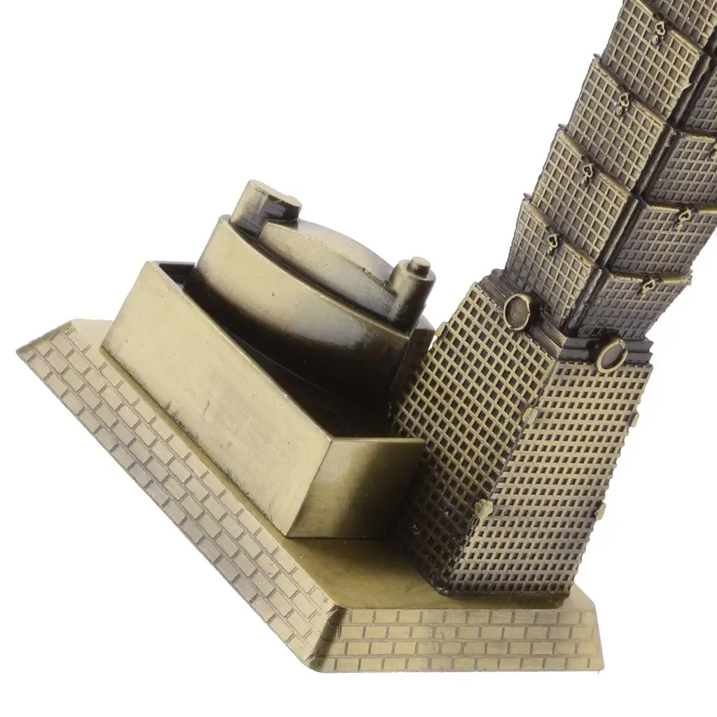 تمثال بناء عتيق لبرج تايوان ، تمثال تايوان ، ديكور المنزل والمكتب ، المقتنيات #6