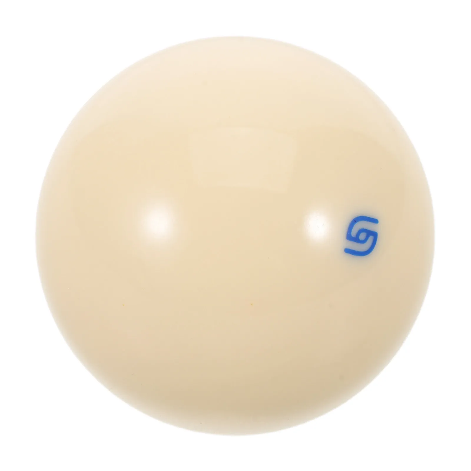 

2.25 Inch Training Cue Ball Blue Eye Dot High Density White Billiard Ball for Precision Shots Smooth Rolling Surface Pool Table