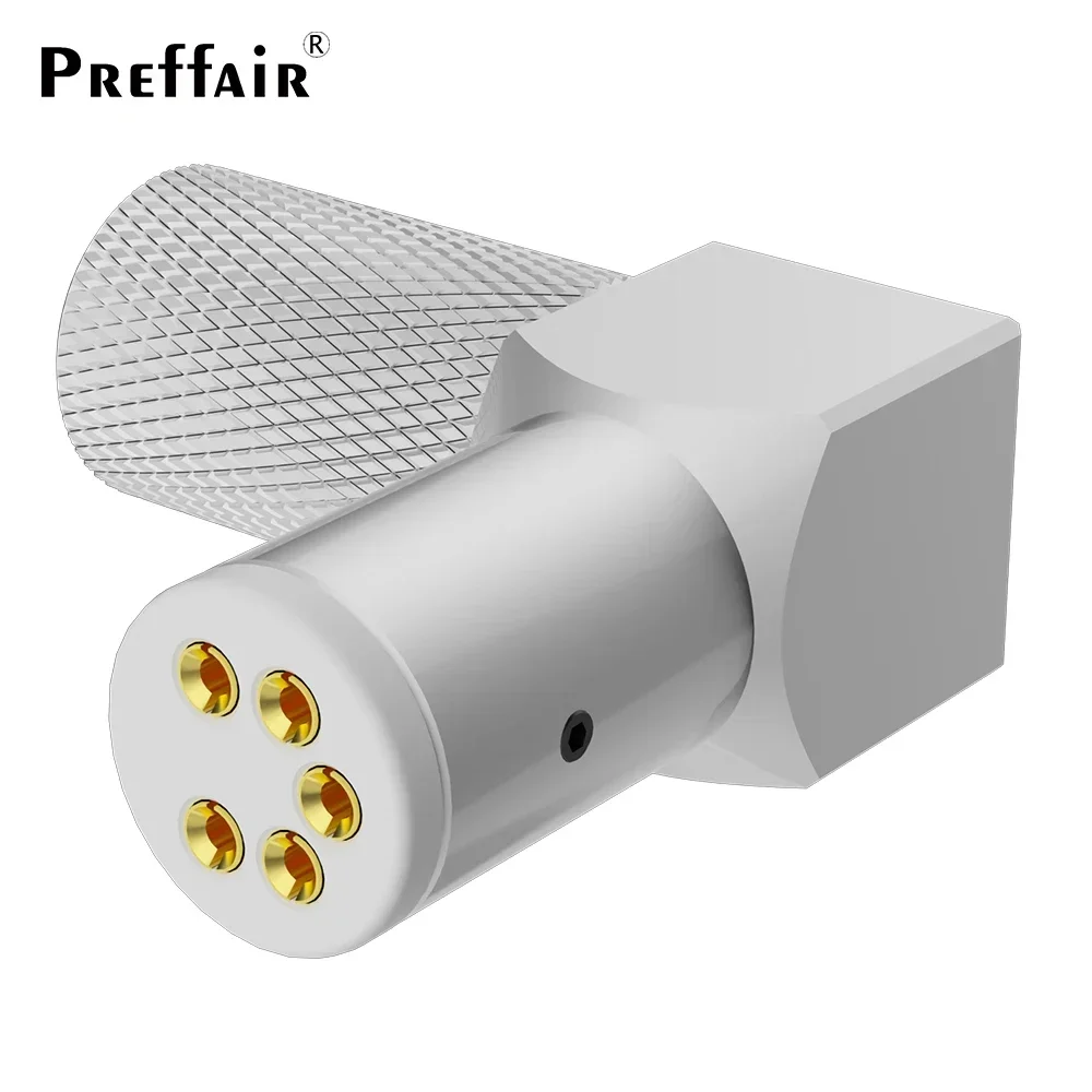 DS02 & DS06 5-Pin DIN Phono Cartridge Connector for Vinyl LP Audio Tonearm Signal Cable .Teflon Insulated, CNC Machi