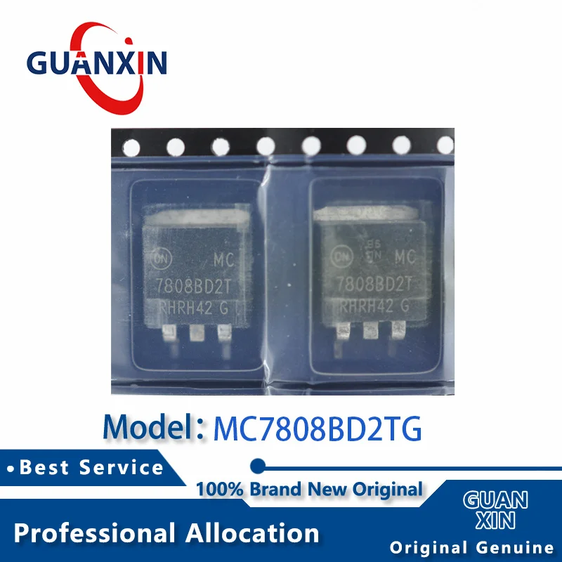 

100% New electronics MC7808BD2TG TO-263 Marking 7808BD2T MC7808