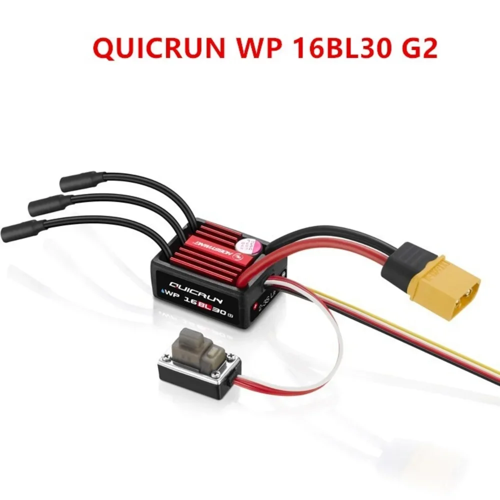 Hobbywing QuicRun WP 16BL30 G2 30A ESC und 2030 G2 2435 G3 Motor für 1/16 Auto 1/18 Auto Buggy – Detail 1
