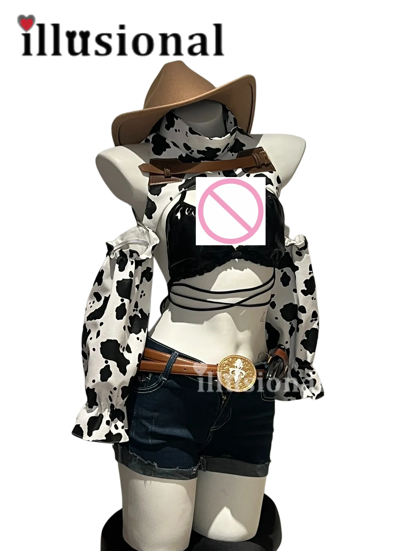 illusional Azur Lane Fargo Cosplay Costume women sexy lingeries bikini shorts