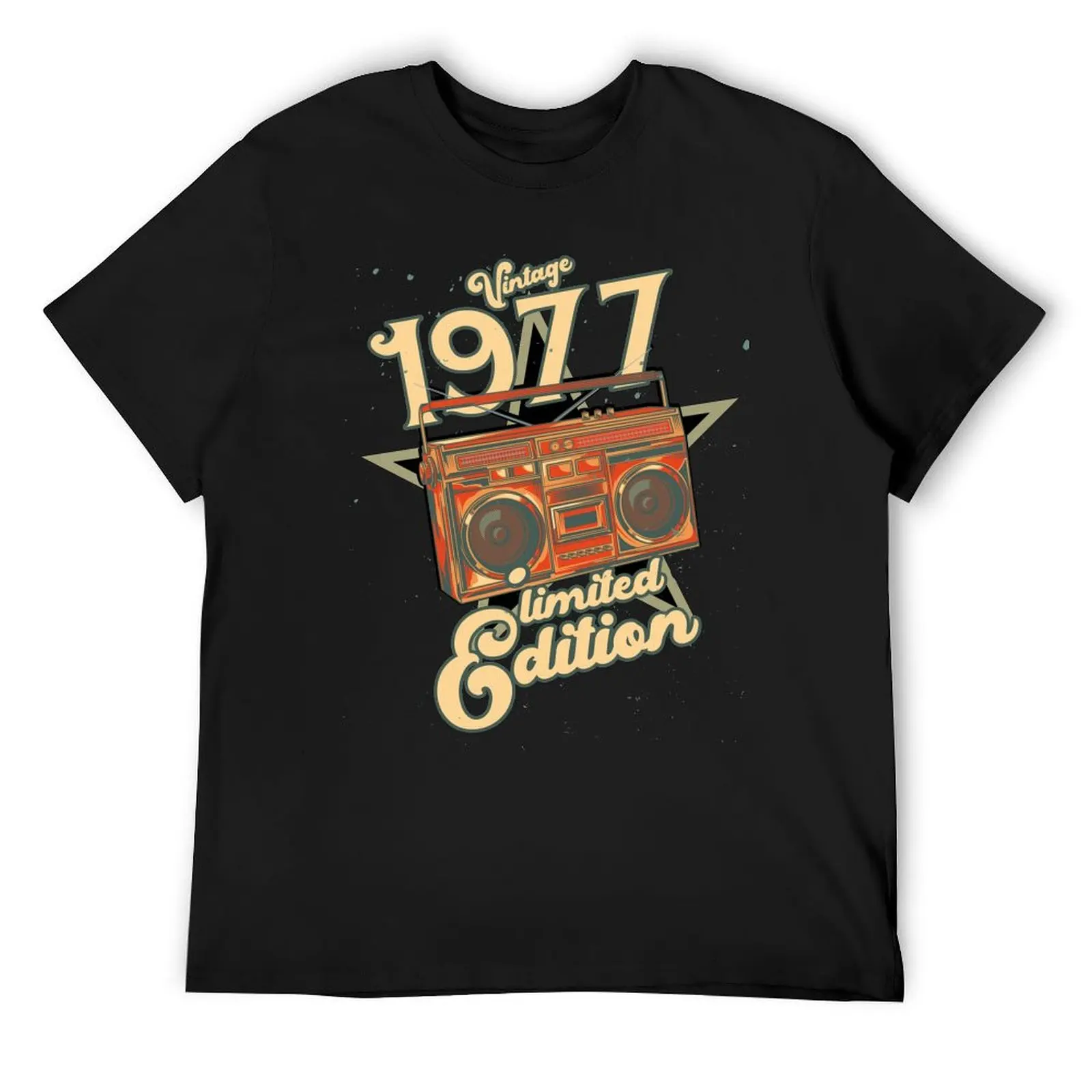 

Vintage 1977 Limited edition, 44th Birthday Gifts born in 1977 Vintage T-Shirt plain blanks shirts men