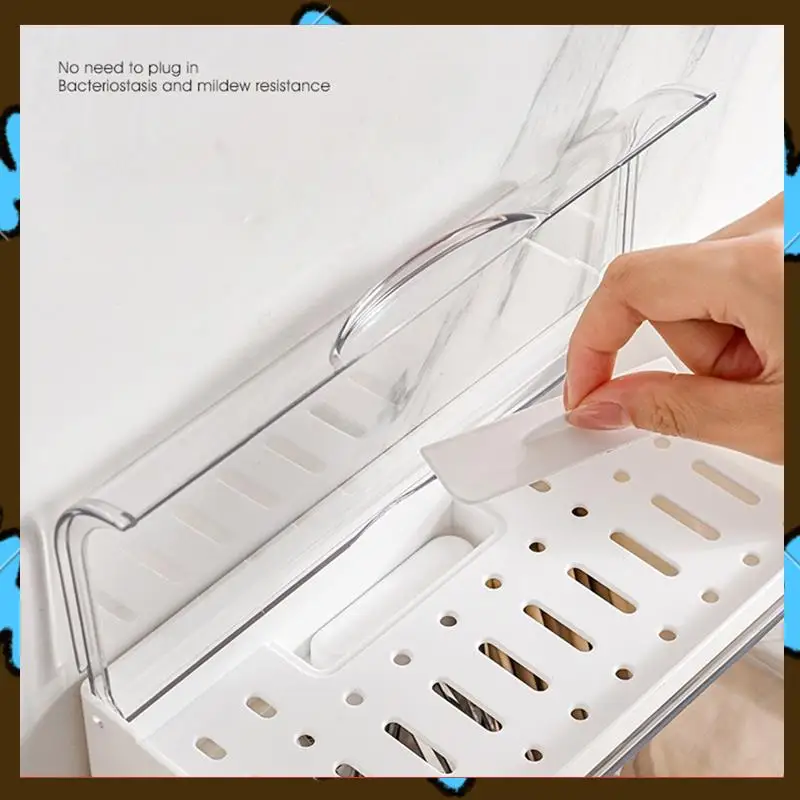 

Promotion! Multifunctional Kitchen Tableware Holder - Large Capacity Draining Tableware Storage Container, Plastic Organizer