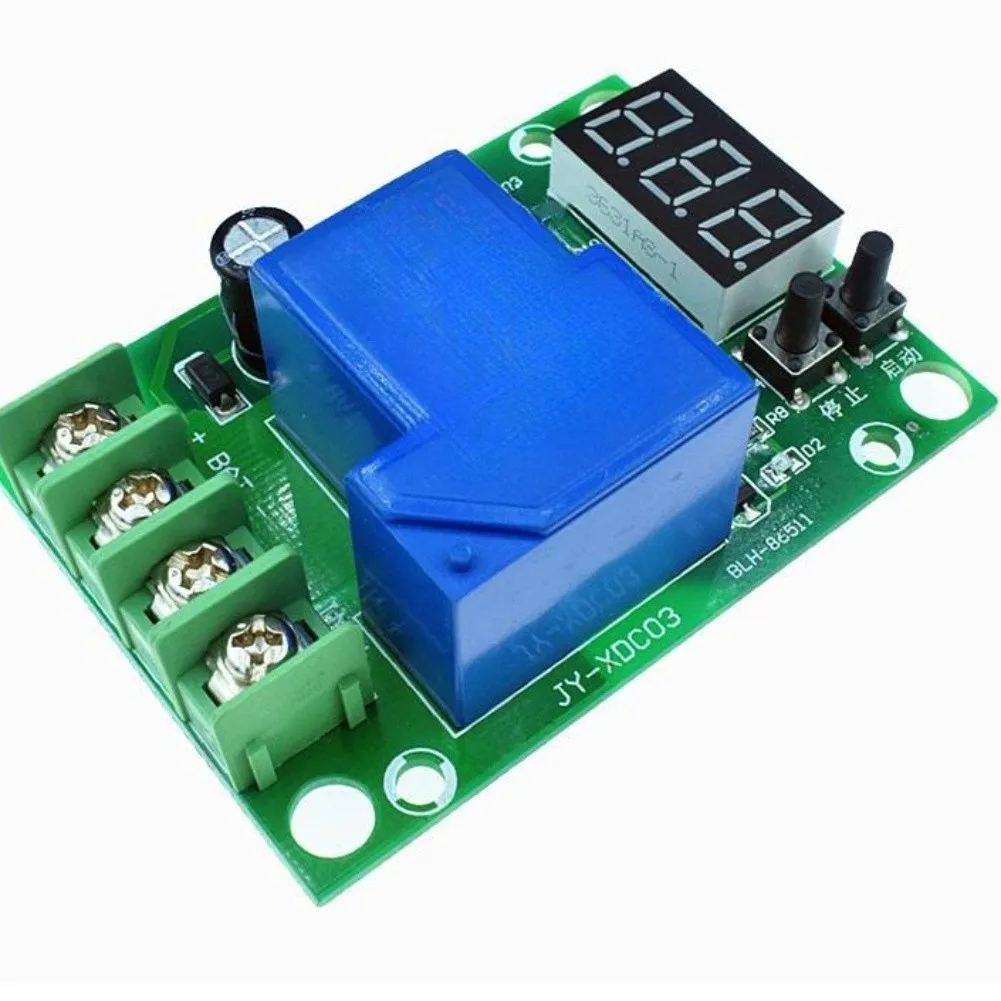 

Плата защиты зарядки аккумулятора XDC03 30A, 12В, автоматический модуль зарядки с цифровым дисплеем