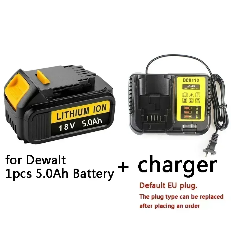 For 18V 6.0Ah DCB200 DCB184 DCB181 Replacement Li-ion Battery for DeWalt MAX XR power tool 6000mAh lithium Batteries