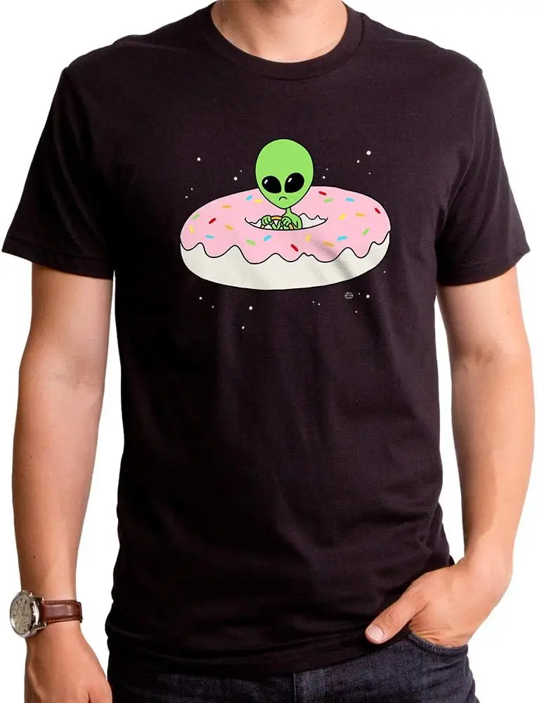 Goodie Two Sleeves Donut UFO Men's T-Shirt