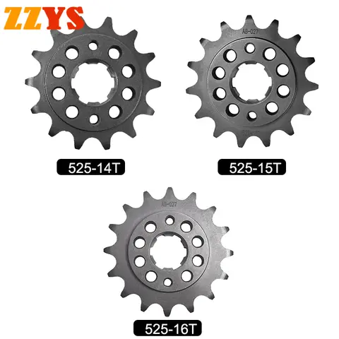 1pc 525 14T 15T 16T 14 15 16 Tooth Motorcycle Front Sprocket Gear Staring Wheel Cam For Honda XL600 XL600V Transalp PD06 XL 600