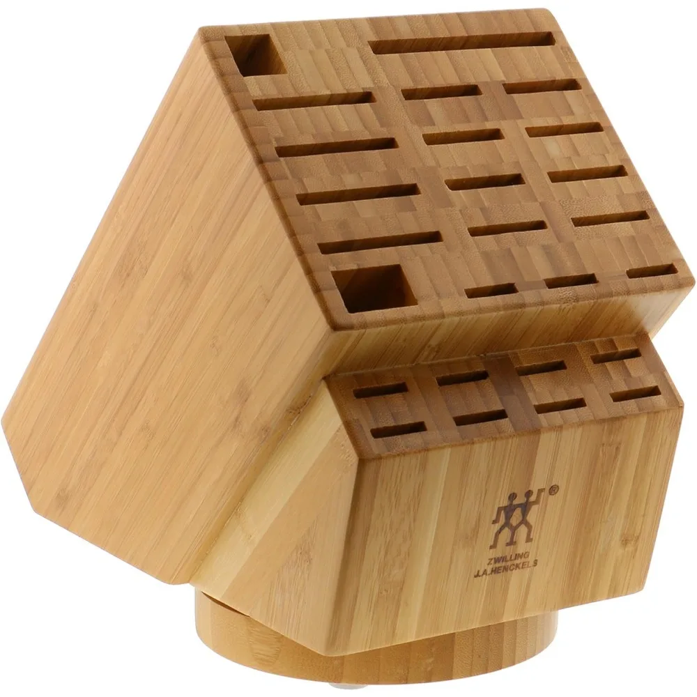 

ZWILLING 26-слотовый бамбуковый поворотный ножевой блок