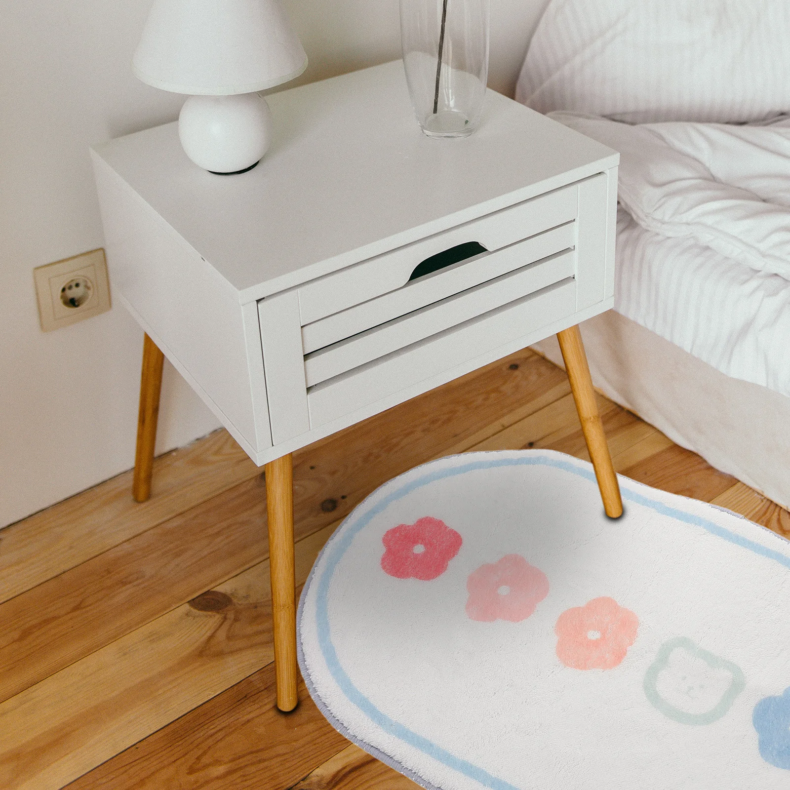 

Soft Cartoon Play Mat Rug Anti-Slip Indoor Carpet Cute Bedroom Decor for Playroom Nursery Room Bath Mat