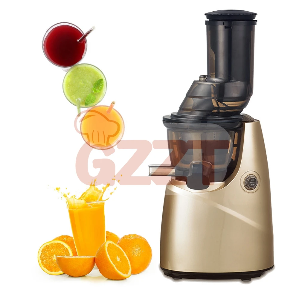 Industrial Cold Press Commercial Orange Fruit Machine Large Caliber Multi-Color Slow Juicer Slow Masticating Juicer