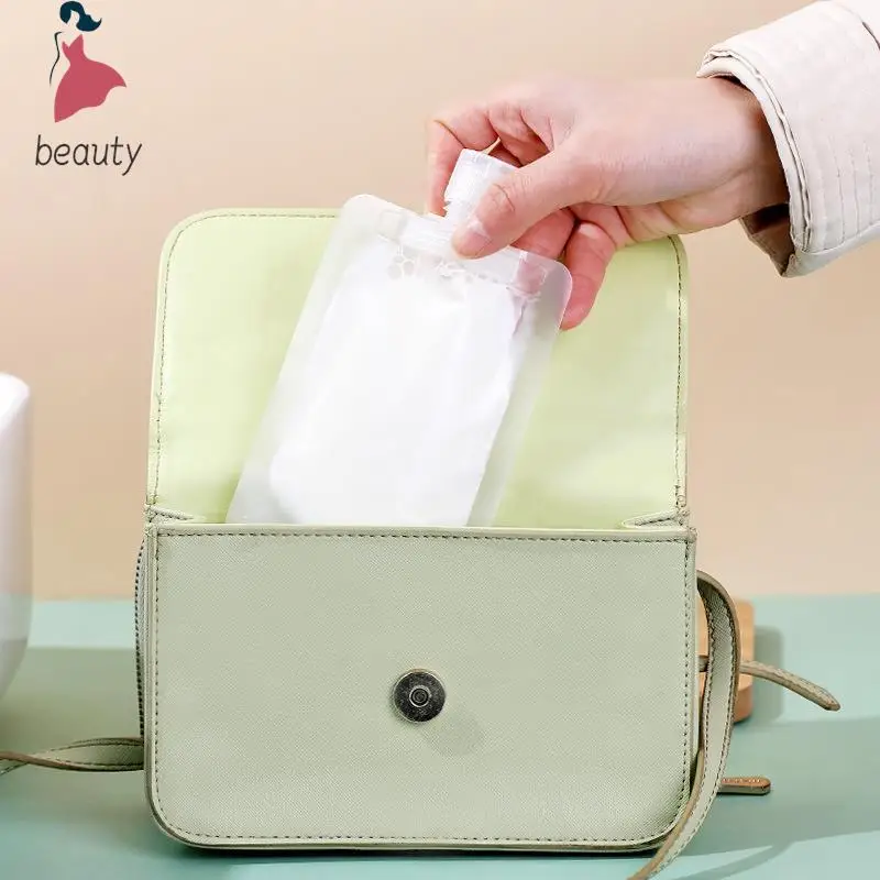 30/50/100ml Dispenser Bag Liquid Lotion Portable Travel Packaging Bag Reusable Leak-Proof For Shampoo Cosmetic Storage Container