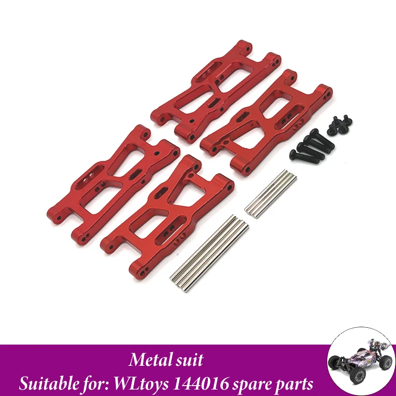 Peças sobressalentes originais para carro de controle remoto WLtoys 144016, receptor de motor, equilíbrio ESC, copo de direção, alavanca de pneu de acionamento diferencial